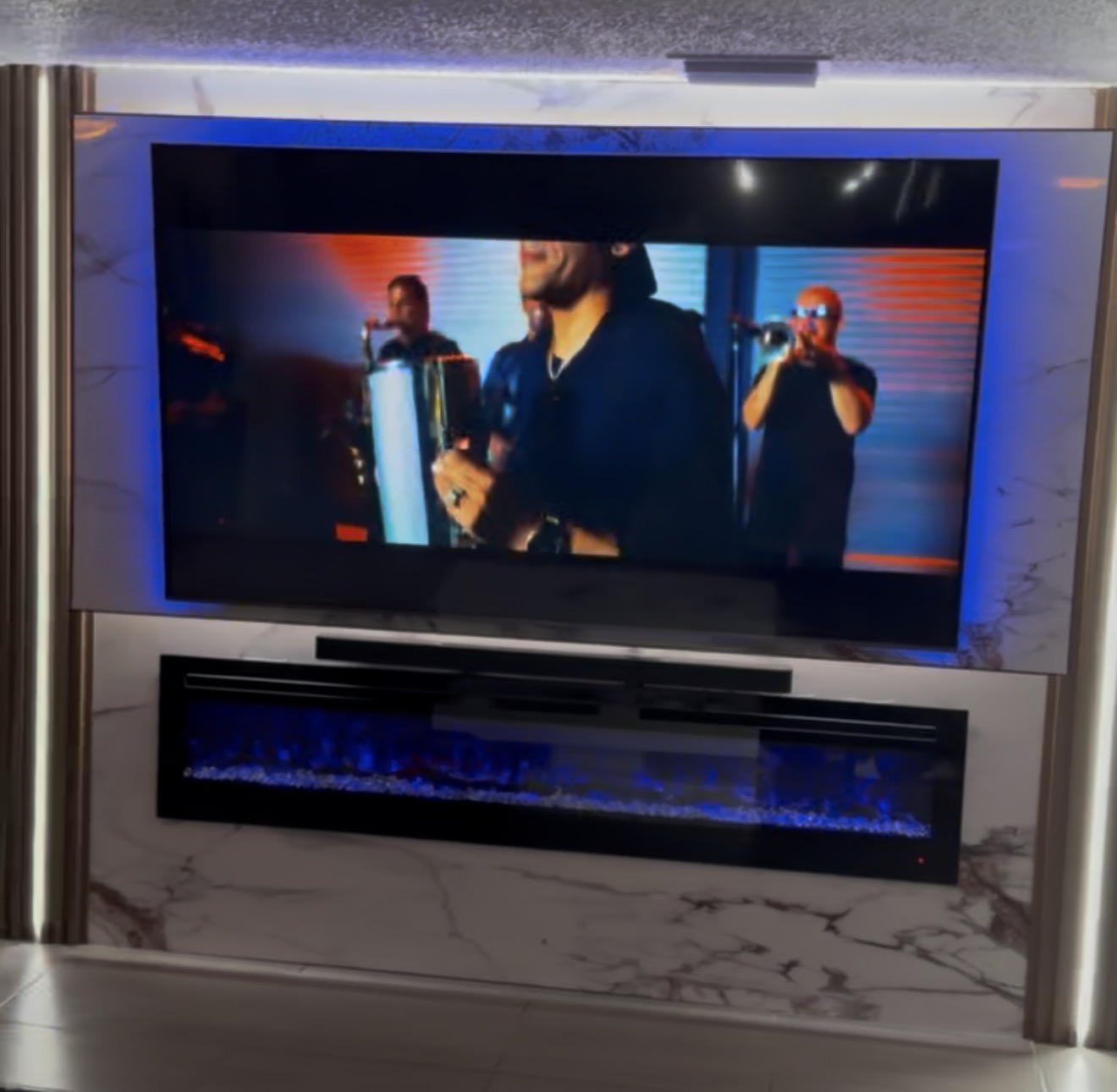 TV mounting project